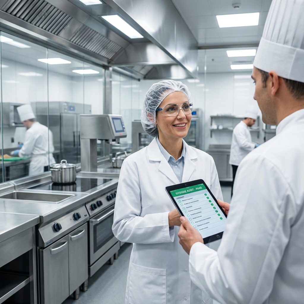 Équipe Wiqaya Tech en cuisine